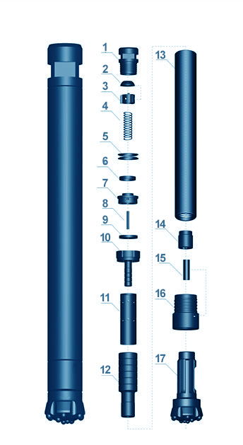 HR110潜孔冲击器